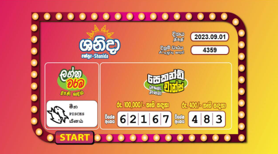 Saturday Fortune 4359 - Saturday Fortune 01-09-2023 Lottery Results