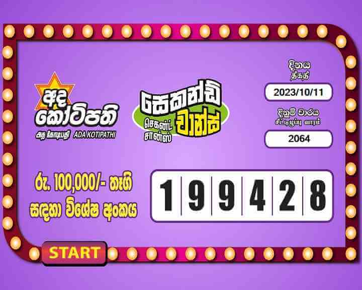 Ada Kotipathi 2064 Special
                        Draw Numbers