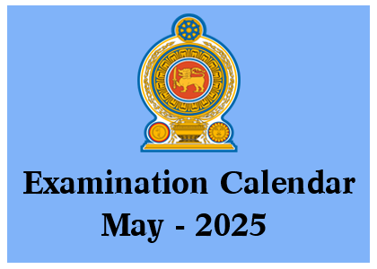 Examination Calendar for May 2025