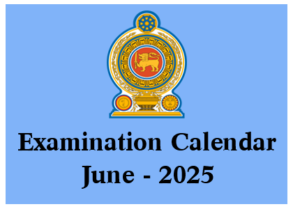 Examination Calendar for June 2025