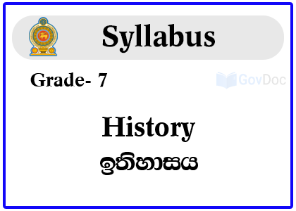 Grade 7 History Syllabus