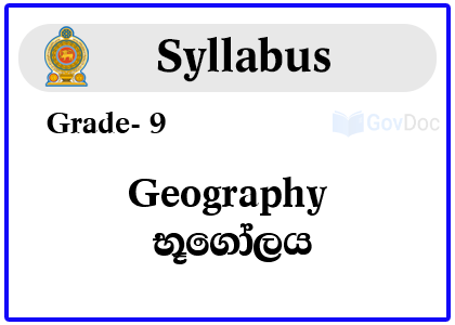 Grade 9 Geography Syllabus