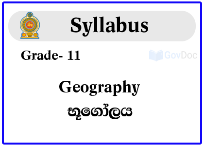 Grade 11 Geography Syllabus