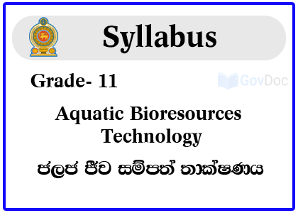 Grade 11 Aquatic Bioresources Technology Syllabus