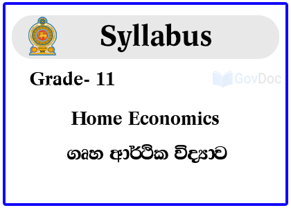 Grade 11 Home Economics Syllabus