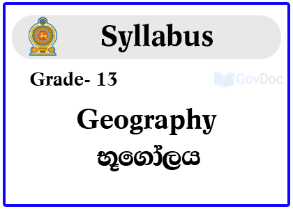 Grade 13 Geography Syllabus