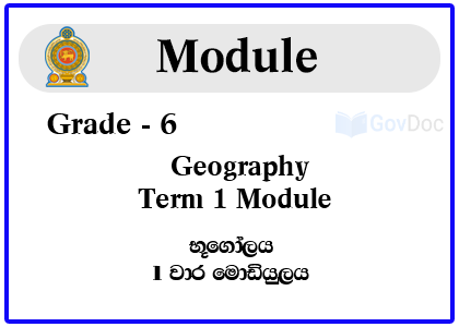 Grade 6 Geography Term 1 Module Syllabus