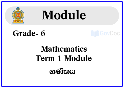 Grade 6 Mathematics Term 1 Module Syllabus
