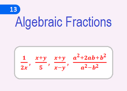 Algebraic Fractions,වීජීය භාග,Grade 10 Mathematics Lessons ,Grade 10 Mathematics Paadam