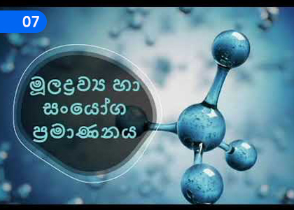 Quantification of Elements and Compounds,මූලද්‍රව්‍ය හා සංයෝග ප්‍රමාණනය,Grade 10 Science Lessons ,Grade 10 Science Paadam