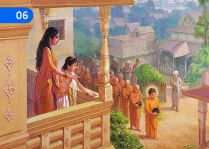 Little monk Rahula,රාහුල පොඩි හාමුදුරුවෝ,Grade 6 Buddhism Lessons ,Grade 6 Buddhism Paadam