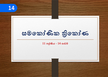 Equiangular Triangles,සමකෝණික ත්‍රිකෝණ,Grade 11 Mathematics Lessons ,Grade 11 Mathematics Paadam