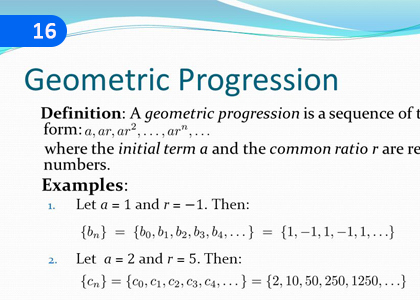 Geometric Progressions,ගුණෝත්තර ශ්‍රේඪි,Grade 11 Mathematics Lessons ,Grade 11 Mathematics Paadam