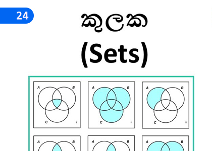 Sets,කුලක,Grade 11 Mathematics Lessons ,Grade 11 Mathematics Paadam