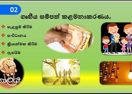 Household Resource Management,ගෘහීය සම්පත් කළමනාකරණය,Grade 11 Home Economics Lessons ,Grade 11 Home Economics Paadam
