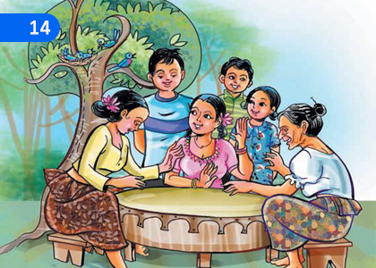 Let's Beat the Tambourine - dong tha,රබන් වයමු - දෝං තා,Grade 4 Sinhala Lessons ,Grade 4 Sinhala Paadam