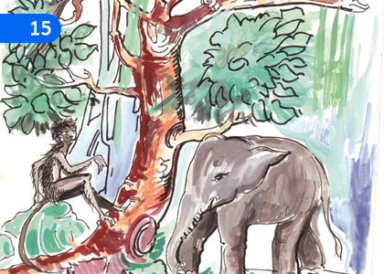 Adults Who Plant more than us (Thiththira Jataka),අප වඩා සිටුවන වැඩිහිටියෝ (තිත්තිර ජාතකය),Grade 1 Thripitaka Dharmaya Lessons ,Grade 1 Thripitaka Dharmaya Paadam