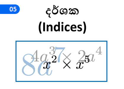 Indicators,දර්ශක,Grade 2 Mathematics Lessons ,Grade 2 Mathematics Paadam