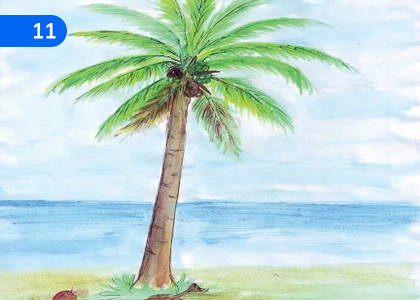 Coconut Tree,නාලිකේරරුක්ඛා,Grade 2 Pali Lessons ,Grade 2 Pali Paadam