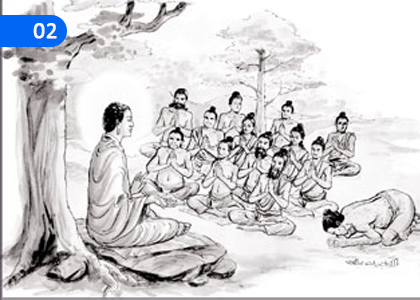 Those who received help from the Lord Buddha,බුදුරජාණන් වහන්සේගෙන් පිහිට ලද්දෝ,Grade 3 Thripitaka Dharmaya Lessons ,Grade 3 Thripitaka Dharmaya Paadam