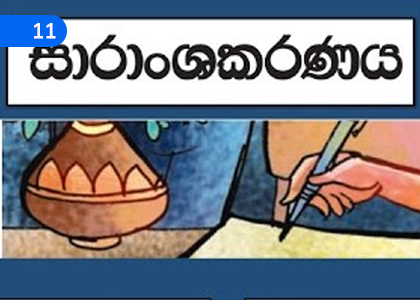 Summary,සාරාංශය,Grade 3 Sinhala Lessons ,Grade 3 Sinhala Paadam