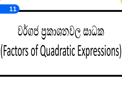 Factors of Classified Publications,වර්ගජ ප්‍රකශනවල සාධක,Grade 4 Mathematics Lessons ,Grade 4 Mathematics Paadam