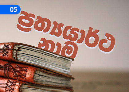 Prathyartha Nouns,ප්‍රත්‍යයාර්ථ නාම,Grade 4 Sinhala Lessons ,Grade 4 Sinhala Paadam