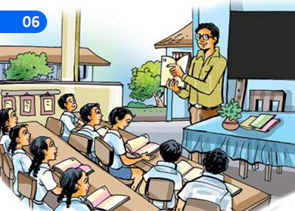 My Classroom,எனது வகுப்பறை,Grade 6 Tamil (Second Language) Lessons ,Grade 6 Tamil (Second Language) Paadam