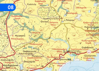 Sri Lanka 1: 50,000 topographic Map Annotation,ශ්‍රී ලංකා 1: 50,000 භූ ලක්ෂණ සිතියම් විවරණය,Grade 5 Geography Lessons ,Grade 5 Geography Paadam