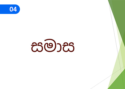 Samasa Verses,සමාස,Grade 5 Sinhala Lessons ,Grade 5 Sinhala Paadam