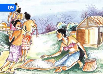 Thilamutti Jathaka,තිලමුට්ඨ ජාතකය,Grade 7 Sinhala Lessons ,Grade 7 Sinhala Paadam