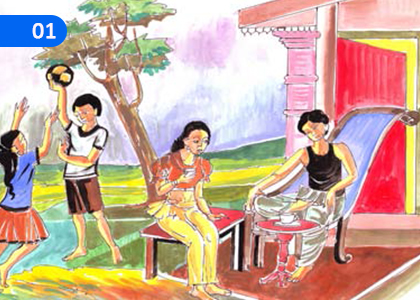 Our Family,අපේ පවුල,Grade 7 Civic Education Lessons ,Grade 7 Civic Education Paadam