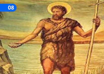 Saint John the Baptist,ශුද්ධ වූ ස්නාවක ජොහන් තුමා,Grade 8 Catholicism Lessons ,Grade 8 Catholicism Paadam