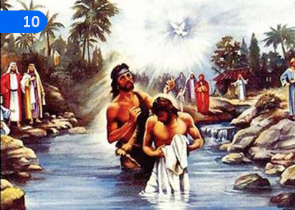 Baptism of Jesus,ජේසුස් වහන්සේගේ බෞතීස්මය,Grade 6 Christianity Lessons ,Grade 6 Christianity Paadam