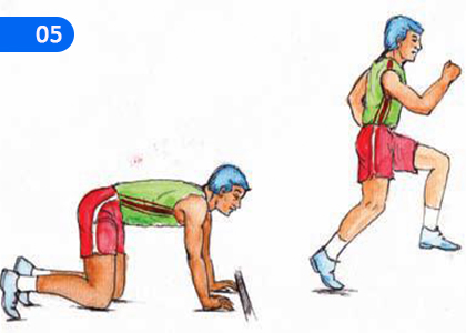 Let's Study the start of the Race,ධාවන තරඟ ආරම්භය හදාරමු,Grade 8 Health & Physical Education Lessons ,Grade 8 Health & Physical Education Paadam