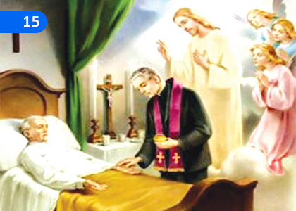 The Steps of Anointing Patients,රෝගීන් ආලේප කිරීමේ පිළිවෙත,Grade 9 Catholicism Lessons ,Grade 9 Catholicism Paadam
