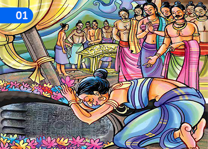 How Sripada was Worshipped,ශ්‍රී පාදය වැන්දවූ හැටි,Grade 9 Sinhala Lessons ,Grade 9 Sinhala Paadam